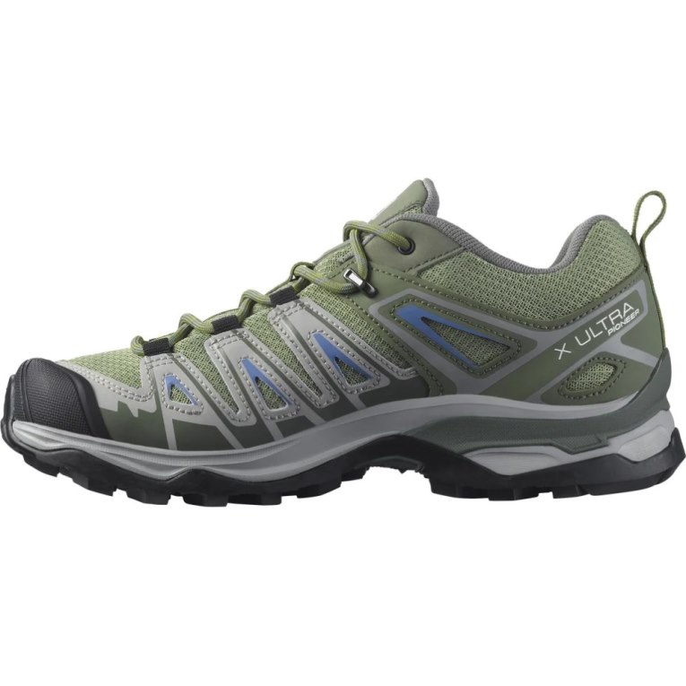 Olive Salomon X Ultra Pioneer Women's Hiking Shoes | PH 12390B